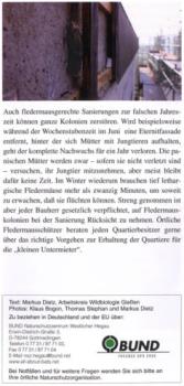 Faltblatt 'Die Breitflügelfledermaus' (Seite 6)